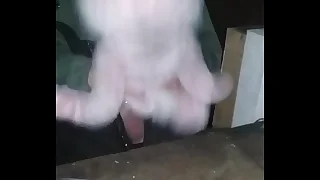 Me going to bed my bunny in my Pty shed